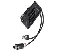 Funien Ensemble D'accessoires Réglables pour Micro Violon électrique avec égaliseur Silencieux, Contrôle du Volume amélioré, Parfait pour les Artistes, Noir, 1 unité