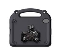 Funien Étui de Protection pour Tablette en EVA, Style Moto, Léger et Robuste, avec Support intégré et Poignée de Transport. Couverture Complète pour Tablettes Mini 6, 7 8,3 pou (Noire)