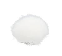 Funien Furry Lavalier Wind Muff Microphone Cover Petite Décoration Portable pour Un Contrôle Efficace du Bruit en Intérieur et Extérieur 0,5 Cm (Blanche)