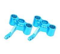 Funien Fusée D'essieu Avant RC en Alliage D'aluminium de Haute qualité, Usinée CNC pour Voiture HSP 1/10 RC 94122 94188, Couleur Brillante 2 Pièces pour Les Amateurs (Bleu)
