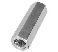Funien HEX BSPP Feme Feme Feme Air Cask Valve, 304 en Acier Inoxydable, 1/8 Pouces, 1/4 Pouce, 3/8 Pouces, 1/2 Pouces, adapté aux Tuyaux Sous Gaz, Eau, Pétrole (1/8)