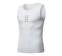 Funien Homme sans Manches Maillot de Cyclisme Séchage Rapide Vélo sous-Vêtements Gilets Eté Running Gilet Elastique Respirant Sport Vêtement pour Course Jogging Cyclisme Gym Fitness