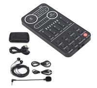 Funien Intelligent Noise Reduction Live difficulté avec des Marchandises One Key Bel Canto Live Voice Changer, pour Les Téléphones, Les Ordinateurs, Les Tablettes (K9)
