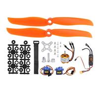 Funien Kit D'hélice Servo ESC pour Moteur d'avion RC Servo Léger pour Avion FPV avec Calibrage de Plage D'accélérateur Compatible, adapté la Maison ou Le Terrain de Vol