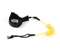 Funien Laisse de Planche de Surf de 1.2m/ 4 Pieds, Corde de Jambe enroulée Sup, Sangle élastique de sécurité pour l'extérieur