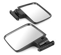 Funien Lot de 2 Rétroviseurs Extérieurs Pivotants Pliables en Verre ABS -