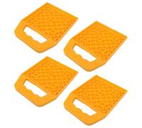 Funien Lot de 4 Coussinets de Stabilisation pour Camping-Car, Blocs Nivellement Robustes pour Stabiliser Les Remorques et Les Camping-Cars sur Sol Mou, 6,6 X, Pouces