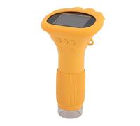 Funien Microscope pour Enfants Microscope Portable Caméra de Numérique 1000X Écran IPS de 2 Pouces 8 Lumières LED Objectif HD Connexion USB Mémoire Intégrée pour Enfant (Jaune)