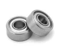 Funien MR104ZZ Roulements à Billes, Acier Inoxydable, 10 Pièces, 4x10x4mm | Longue durée de vie, Excellente résistance à la corrosion, Conçu pour les vitesses élevées