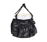 Funien Organisateur de Seau de Pêche, Sac D'équipement Multi-Poches Durable pour la Pêche sur Glace, la à Mouche, Motif Sport 34,25x11,02 Pouces (Noire)