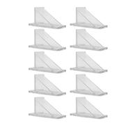 Funien Pare-Neige pour Toiture Métallique, Conception Durable pour | Ensemble de 10 pièces, matériau en caoutchouc PC, empêche le glissement de la neige, protection hivernale robuste
