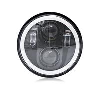 Funien Phare de moto, Phare LED de moto 5-3/4 ''5.75 pouces avec clignotant Hi/Lo Beam DRL feu de conduite à Angle rond de 5.75 pouces