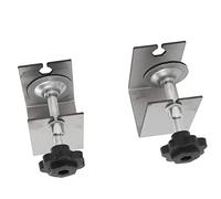 Funien Pince de Fixation D'installation de Pinces Avant de Tiroir, Clips de Montage Avant de Tiroir Professionnels à Réglage Facile, en Plaque D'acier Pressée à Froid Intégrée,