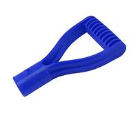 Funien Poignée de Rechange pour Pelle à Neige, Poignée en Plastique Durable pour Creuser, Râter, Trou de Montage 1,18 Pouces, Adaptée à la Pelle 3 Cm 3,2 Cm, Accessoires Jardin (Bleu)