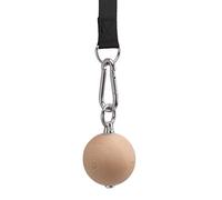 Funien Poignées de Traction avec Ballon, Poignées de Traction, Support en Bois à Prise Neutre pour L'entraînement des Bras, des Doigts, Poignets, Avant-Bras, d