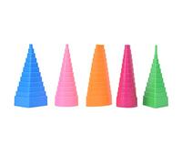 Funien Quilling Border Paper Quilling Border Buddy Guide Modèle de Bordure 5PCS Formes Géométriques Taille Dégradée Léger Facile à Enlever pour Bricolage Artisanat en Papie