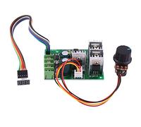 Funien Régulateur de Vitesse, Contrôleur de Moteur à Vitesse Variable DC 6 V-60 V 30 A, Contrôle du Pilote avec Affichage Numérique, Potentiomètre Méthode Réglage, Plan