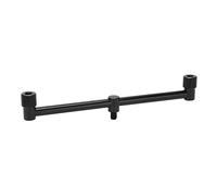Funien Repose-Canne à Pêche en Alliage D'aluminium, Support de Dosette Durable, Support de Barre Transversale pour Rivières, Lacs, Océans, Noir, 1 unité (2 têtes 25cm)