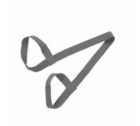 Funien Sangle Réglable pour Tapis de Yoga, Ceinture en Coton Doux et Robuste, S'adapte à Toutes les Tailles de Tapis, Transport Mains Libres, Accessoire D'exercice, Gris, Rouge, Violet, (Grise)