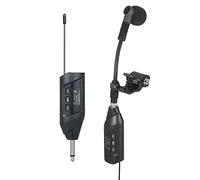 Funien Saxophone UHF Système de Microphone sans Fil TFT Affichage numérique Microphone à Pince pour Saxophone Trompette Enregistrement Live Performance
