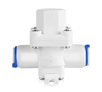 Funien Soupape de Réduction de Pression, Régulateur de Surpression D'eau en Plastique de Haute qualité, Protection du Filtre, Système D'eau RO pour Robinet, Tube Pushfit avec