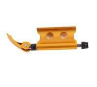 Funien Support de Fourche de Vélo Fourche Avant Clip Fixe Bloc Support en Alliage D'aluminium Remorque Transport Stockage avec à Vis po (Jaune)