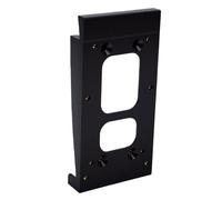 Funien Support de Montage de Revêtement Mural Antivol Résistant aux (BYBB | Compatibilité avec la Sonnette Vidéo, Nivellement des Panneaux, Construction en ABS, Surfaces en Aluminium avec Panneaux de