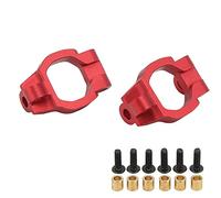 Funien Support de Moyeu C Avant RC Haute Résistance, Support C en Alliage D'aluminium pour Remo SMAX 1625 1631, Léger 17 G pour des Performances Améliorées et Une Longue Durée de Vie (Rouge)