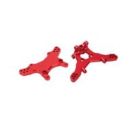 Funien Support de Suspension Avant Arrière en Alliage 1/18 pour LOSI Mini-T 2.0, Construction Durable, stabilité Améliorée, Installation Facile (Rouge)