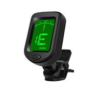 Funien T-02 Accordeur de Guitare à Pince Accordeur numérique chromatique à écran LCD Mini accordeur de Taille pour Guitare Acoustique Ukulélé Violon