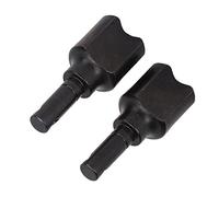 Funien Tasses Différentielles Précises en Acier RC Diff, pour Série 1/7 1/8, 2 Pièces de Remplacement Haute Performance (Noir)