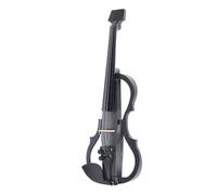 Funien Violon électrique Silencieux en Fibre de Carbone 4/4 Pleine Taille avec Micro Professionnel et Cordier Intelligent, pour Adolescents Adultes S'entraînant à Jouer (Tapez 2)