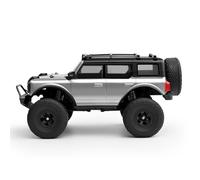 Funien Voiture sur Chenilles RC à L'échelle 1:18, Véhicule Tout-Terrain électrique 4WD avec Régulateur de Vitesse, Voiture Télécommandée 2,4 GHz, Lumières LED pour Adolescents ADU (Gris argenté)