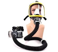 funifuni Système d'alimentation électrique à débit constant - Respirateur intégral à gaz chimique pour pulvérisation de pesticides, filtres en silicone, soudure de laboratoire, peinture anti-poussière
