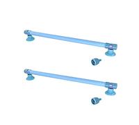FuninCrea 10-inch Bulleur pour Aquarium, 2PCs Diffuseur Air Silencieux pour Pompe à Air, Réservoir de Poissons (Bleu)