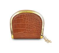 FuninCrea Porte-cartes de crédit, 11 emplacements en cuir synthétique avec porte-clés, porte-cartes, joli petit portefeuille pour femme, compact à fermeture éclair, porte-cartes pour espèces, pièces