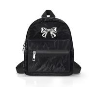 FuninCrea Sac à dos pour femme - Petit sac à dos décontracté - Avec poche avant - Imperméable - Pour femme - Léger - Petit et élégant - Décontracté - Pour les voyages à l'université, Style 1 noir., S