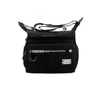 FuninCrea Sacoche Homme Bandouliere 5 Poches Zippées Sac Bandoulière Homme Messenger Bag Grande Capacité Pochette Homme avec Bandoulière Réglable pour Travail Voyage