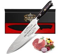 Funistree Couteaux de Cuisine, Cadeau Saint Valentin pour Homme Femme, Couteaux de Chef Acier Inoxydable, Cadeau Gravé pour Mari Son Copain Couple, Je t'aime Cadeau Anniversaire Femme Homme