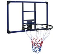 FUNJEPE Panier de basket-ball mural, 89 x 60 cm, dos incassable, cerceau pliable, cerceau durable et filet résistant aux intempéries pour une utilisation en intérieur et en extérieur
