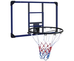 FUNJEPE Panier de basket-ball mural, 89 x 60 cm, dos incassable, cerceau pliable, cerceau durable et filet résistant aux intempéries pour une utilisation en intérieur et en extérieur