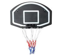 FUNJEPE Panier de basket-ball mural, panneau arrière 72,4 x 45,7 cm, polyéthylène incassable, filet résistant, porte murale intérieur/extérieur