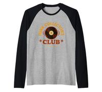 Funk Caisse de musique rétro pour collectionneur de disques vinyles Manche Raglan