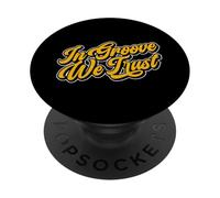 Funk Soul Musique in Groove We Trust Vintage 60s 70s 80s PopSockets PopGrip Adhésif