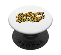 Funk Soul Musique in Groove We Trust Vintage 60s 70s 80s PopSockets PopGrip Adhésif