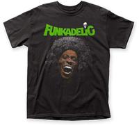 Funkadelic Free Your Mind T Shirt Mens Licensed Rock N Roll Music Band Tee Black Manches Courtes(X-Large)