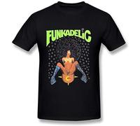 Funkadelic George Clinton Logo T-Shirt Mens Black Unisex Tees Shirt M