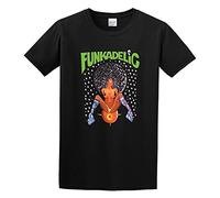 Funkadelic George Clinton Logo Tee Unisex 100% Cotton Short-Sleeve T-Shirts Black M