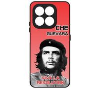 FunKaz Coque pour Honor 400 Smart (5G) - Che Guevara - Viva la Revolution - Coque Noire TPU