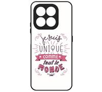 FunKaz Coque pour Honor X7d 4G - ProseCafé© Humour : Je suis Unique comme Tout Le Monde - Coque Noire TPU